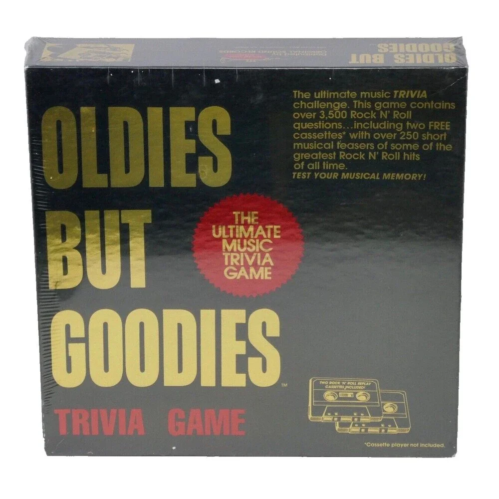 Original Sound Recording Oldies But Goodies Music Trivia Cassette Game SEALED
